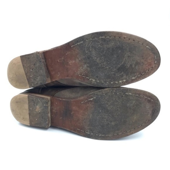 Free People Truemay Brown Suede Leather Lace Up Boots Size 39 - Picture 9 of 10